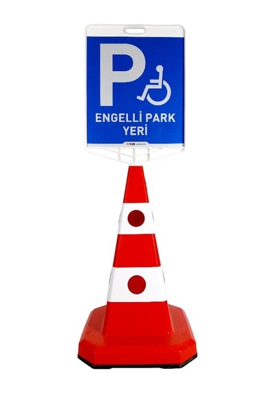 Engelli Park Yeri Çift Taraf Baskı Ultra Kedi Gözlü Ağırlıklı Tra