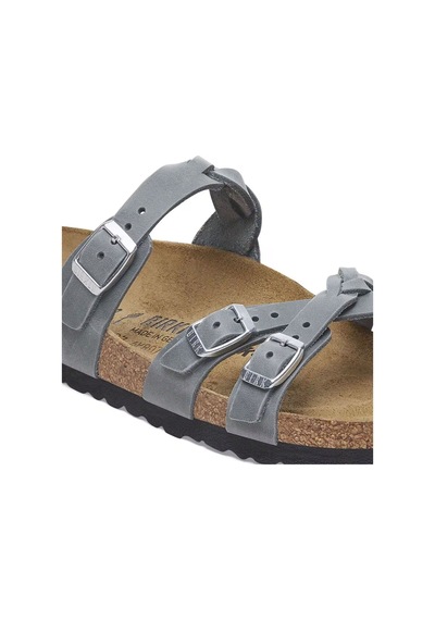Birkenstock Bırkenstock Franca Braıded Unısex Terlik 1029131 Gri