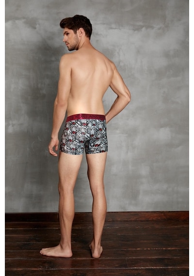 Doreanse 1812 Erkek Modal Çok Renkli Baskılı Boxer Çok Renkli