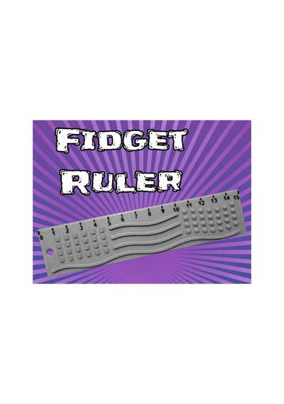 Alvera Dokunsal Fidget Cetveli 3d Baskı Kabartmalı Stres Ve Odaklanma Oyuncağı - Gri