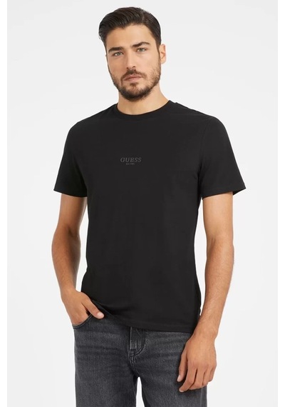 Guess Erkek Kısa Kollu Siyah T-shirt L Siyah