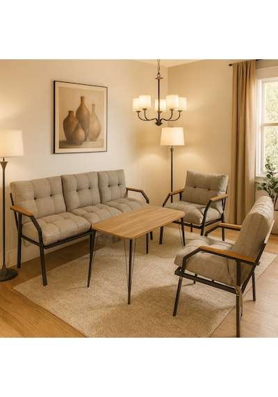 Ard & Garden Milas 311 Masalı Açık Gri Fermuarlı Bahçe Balkon Takımı, Cafe, Salon - Metal Kanepe Koltuk Takımı Açık Gri Ard & Garden Milas 311 Masalı Açık Gri Fermuarlı Bahçe Balkon Takımı, Cafe, Salon - Metal Kanepe Koltuk Takımı Açık Gri