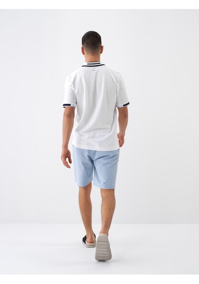 Xint Beyaz Pamuk Dokulu Regular Fit Tişört 502200 Xint Beyaz Pamuk Dokulu Regular Fit Tişört 502200