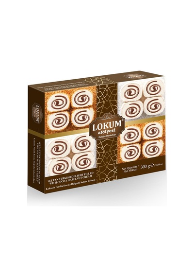 Kakaolu Fındık Krema Dolgulu Sultan Lokum 300g