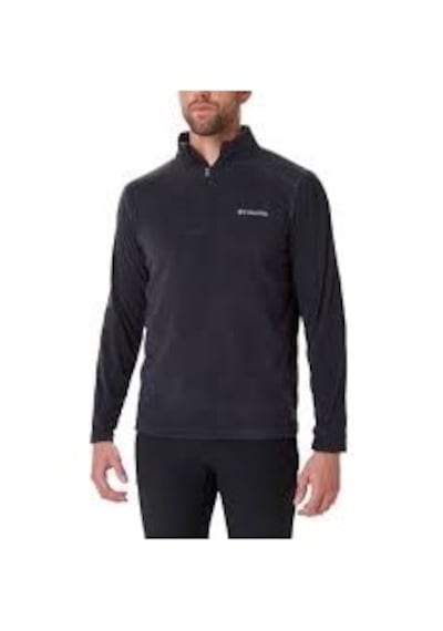 Columbia Klamath Range Iı Yarım Fermuarlı Erkek Polar Erkek Siyah Em6503-010 Siyah