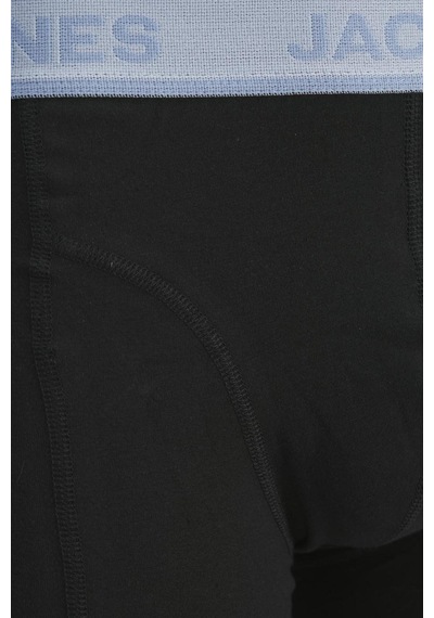 Jack & Jones Jack Jones Jacwesley Solıd Trunks 3 Pack Erkek Siyah Boxer 12291496-02 Siyah