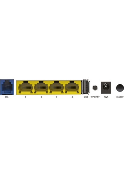 Everest SG-1600 Ethernet 4 Port 300 Mbps Kablosuz 5Dbn ADSL Modem