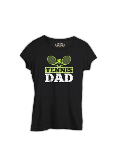 Tenis - Baba Siyah Bayan Tshirt