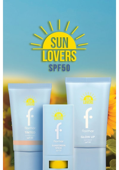 Flormar Sun Lovers Nemlendirici Etkili & Doğal Bitişli Renkli Güneş Koruyucu SPF50 006 Golden Beige