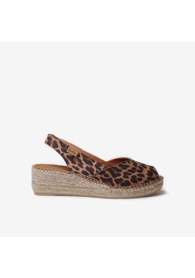 Sandalet Kadın Bernia-p Toni Pons Wedge Espadrılles In Leather Leo