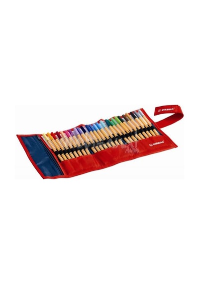 Stabilo Point 88 Ince Keçe Uçlu Kalem 25 Renk Rulo Çantalı Set 88
