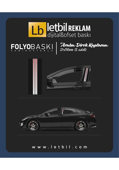 Araba Etiketleri, Tuning Kaplama, Direk Folyosu - Bjk