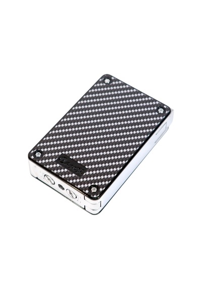 Caseti Çift Torch Pürmüz & Tek Torch Mum Alev Delicili Karbon Desenli Metal Puro Çakmağı