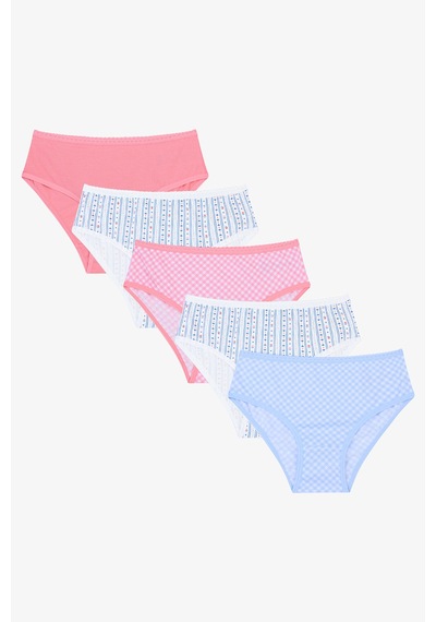 Penti Kız Çocuk Bloom Çok Renkli 5li Slip Külot