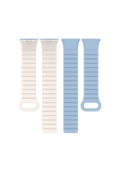 Mobaxaksesuar Xiaomi Mi Band 8 Pro / 9 Pro Kordon Double Color Magnetic Strap 105-bh52