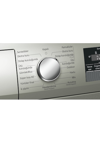 Siemens WT45RV0STR iQ300 8 KG Isı Pompalı Çamaşır Kurutma Makinesi