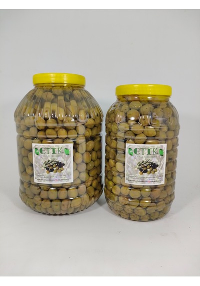 Manzalina Cinsi Küçük Boy Dilme Tatlanmış Zeytin 2'li Paket 5 Kg+3 Kg