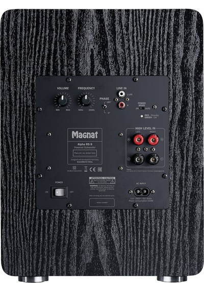 Magnat Alpha Rs 8 Siyah Subwoofer
