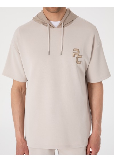 Pierre Cardin Erkek Taş Sweatshirt 50302613-vr049 Taş