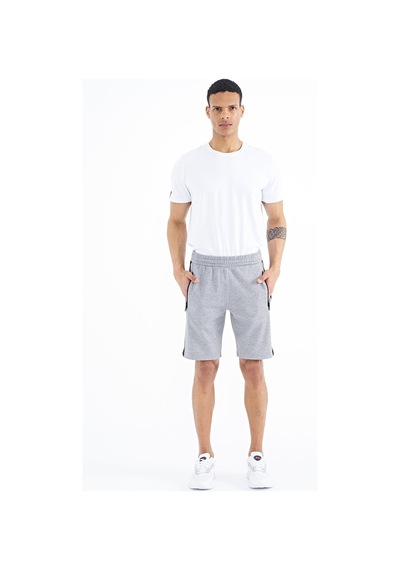 Air Jones Tommy Life Alfred Gri Melanj Standart Kalıp Erkek Şort - 81244 GRI MELANJ