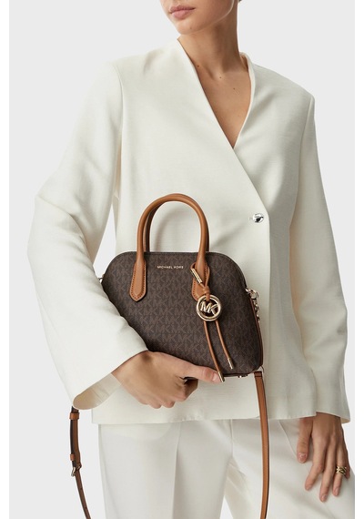 Michael Kors Logolu Çıkarılabilir Askılı Çanta 30t6gx4s2b252 Kadın Çanta 30t6gx4s2b 252 Kahve