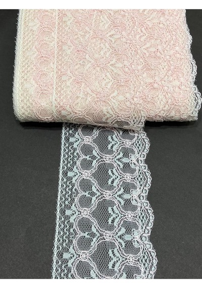 Karan Tuhafiye Dantel/kolberli Dantel / 2 Metre Boyunda / 10 Cm Eninde, Pembe Diğer