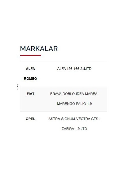 Svac Alfa 156-166 2.4Jtd Isitma Bujisi 4'Lü Takım