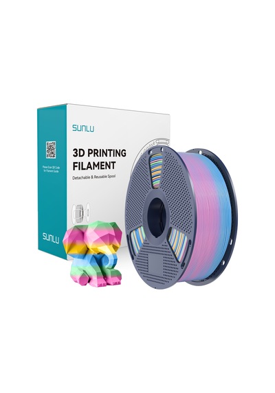 Sunlu Pla Gökkuşağı Filament 04 - 1.75mm - 1 Kg