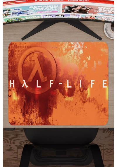 Half Life Kaymaz Dikişli Kauçuk Oyuncu Mousepad V5 - 48x40 Xl Gaming Mouse Pad Fare Altlığı