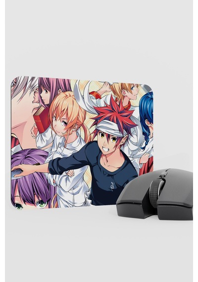 Food Wars Anime V1 - 22x18 Gaming Kauçuk Kaymaz Taban Mouse Pad Fare Altlığı