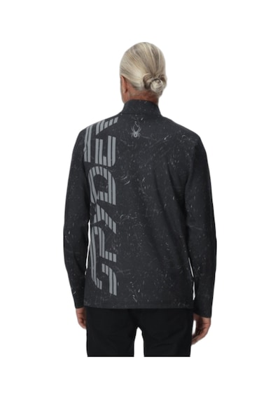 Spyder Spyder Podium 1/2 Zip Erkek İçlik Üst Sws Siyah