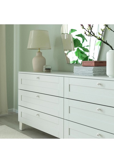 Ikea Klıngstorp 2'li Mobilya Kulpu 23 Mm Krom - Beyaz
