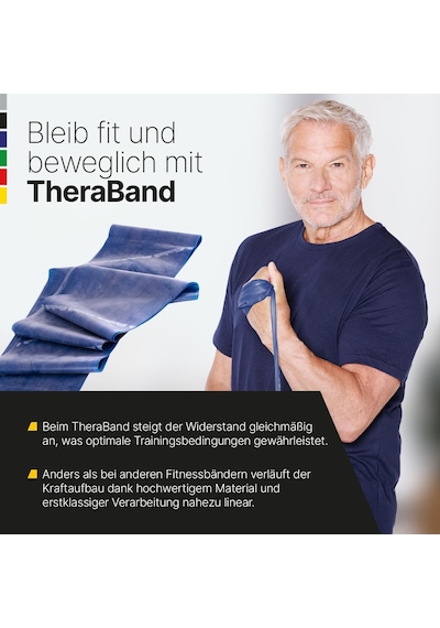Original Fitnessband 2,5m Resistance Band Fr Ganzkrpertraining, Kraft & Flexibilitt Ideal F Mavi