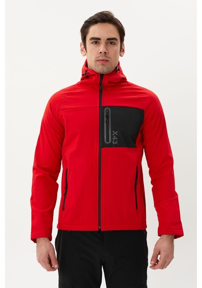 Exuma Erkek Kırmızı Softshell Mont 2011120-657 657-red
