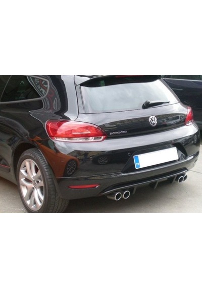Volkswagen Scirocco Makyajsız  Çift Çıkış Difüzör