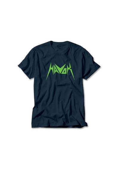 Havok Green Logo Kırmızı Tişört