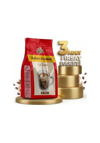 Afia Kahve Kreması 3x200 Gr Diğer