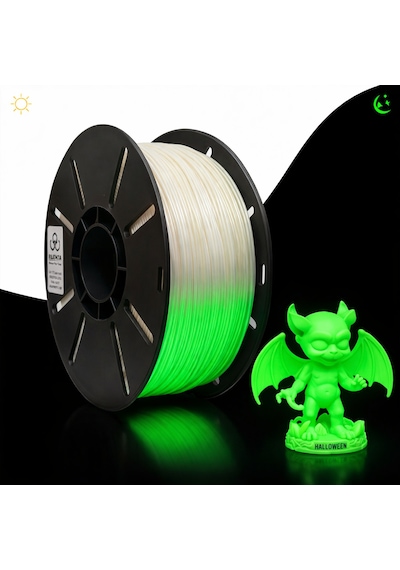 Filenta Glow Yeşil Gece Parlayan Pla Premium Filament 1.75mm 1kg