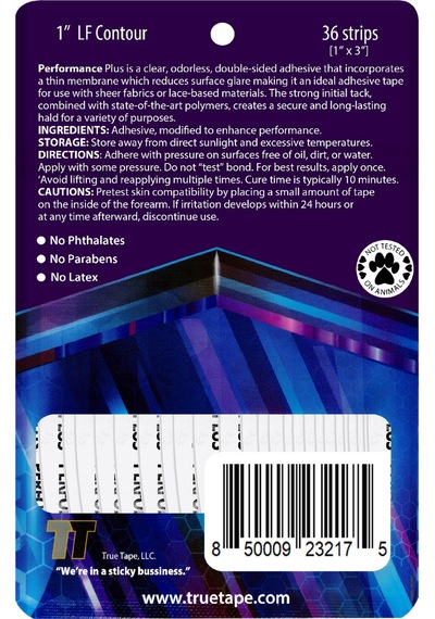 Truetape Performanceplus Mavi Protez Saç Bandı 1LF Oval 2.5 Cm 7.5Cm