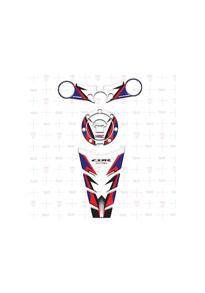 CBR 600rr 2007-2017 HRC Tank Pad Depo Kapak Gidon Pad Set