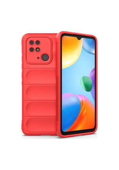 Xiaomi Redmi 10c Uyumlu Kılıf Optimum Silikon - Kırmızı