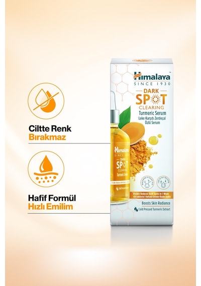 Himalaya Dark Spot Clearing Leke Karşıtı Zerdeçal Özlü Serum 30 ML