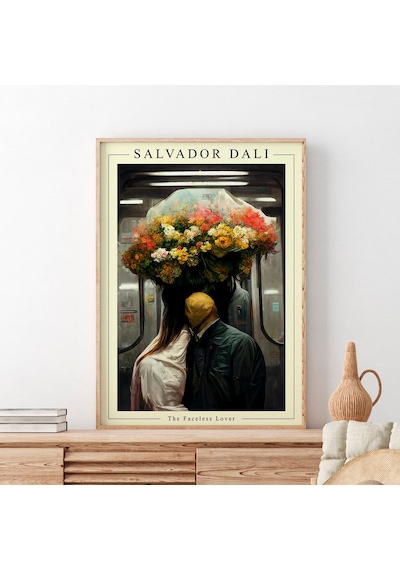 Salvador Dali Yüzsüz Aşk Poster, Baskılar
