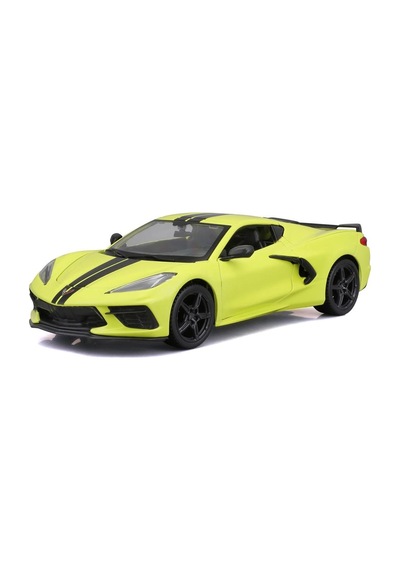 1:24 2020 Chevrolet Corvette Stingray Coupe Z51 Sarı 31527-02 Çok Renkli