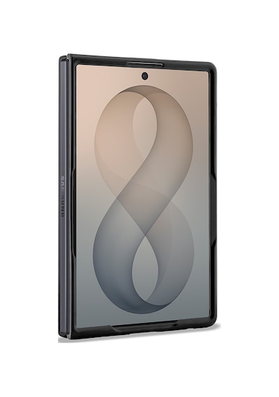 Samsung Galaxy Z Fold 8 Uyumlu Kılıf Guess Lisanslı M-safeli 360 Standlı Pu Klasik Yazı Logolu Kapak Siyah