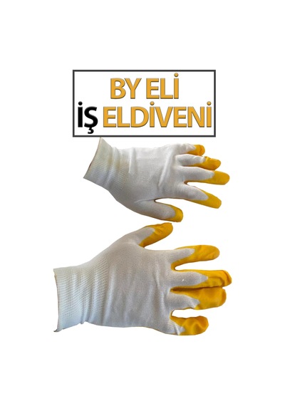 İş Eldiveni By Eli Soft Kırmızı-siyah