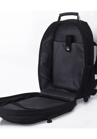 Classone Tekerlekli Trolley Trol-vıp100 17,3 , 15,6,14 Tekerlekli Laptop Sırt Çantası Siyah
