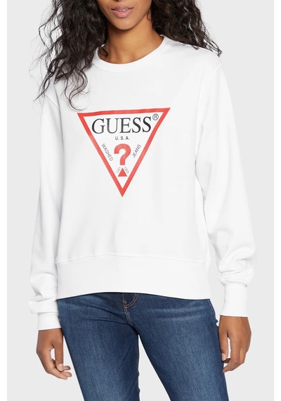 Guess Kadın Sweat W2yq16 Kba11 G011 Beyaz