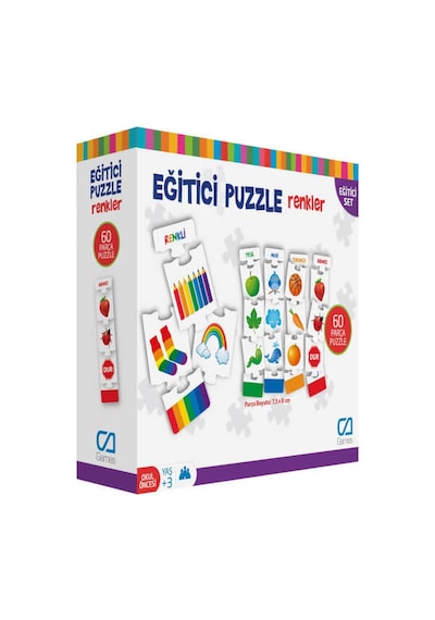 Ca Games Eğitici Puzzle Renkler 60 Parça 5029
