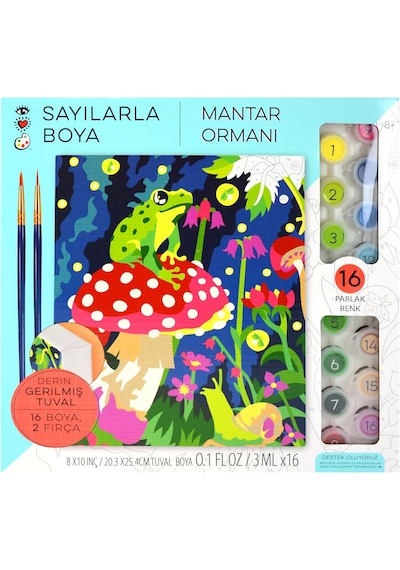 Craft And Arts Numaralarla Boya Seti Mantar 9207